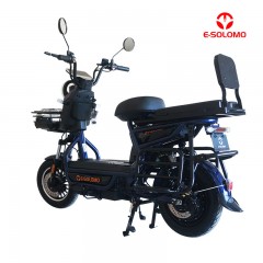 E-solomo high performace electric cargo bike EB29 60V20Ah battery 800W motor with foldable cargo rack